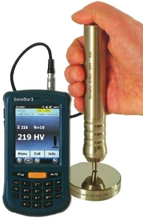 sonodur2: mobile uci hardness testing device|Berg Rental .